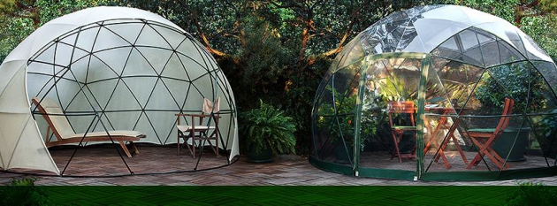 die futuristischen Garteniglus gibt es bei Faibels die futuristischen Garteniglus gibt es bei Faibels
