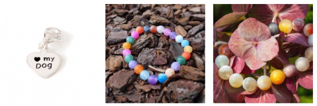 Anhänger und zwei bunte Armbänder von goodydoo