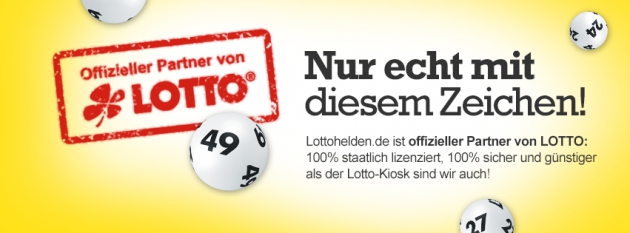 Lottohelden ist offizieller Lotto-Partner
