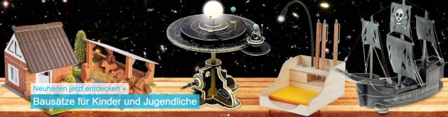 auch Bausätze für Kinder gibt es bei matches21 auch Bausätze für Kinder gibt es bei matches21