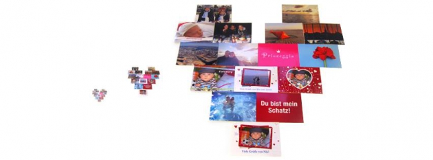 Individuell gestaltete Postkarten von Postalo