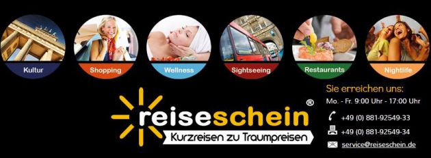 finde Deine Reise zum Schnäppchenpreis bei Reiseschein