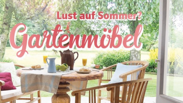 Lust auf Sommer? Gartenmöbel bei Massivum