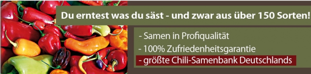 Chili Samen einfach selbst aussäen im Pepperworld Hot Shop