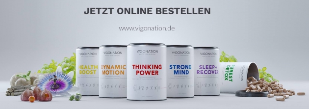 Verschiedene Supplements von Vigonation