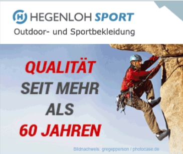 Bei Hegenloh Sport günstig Sportbekleidung online bestellen