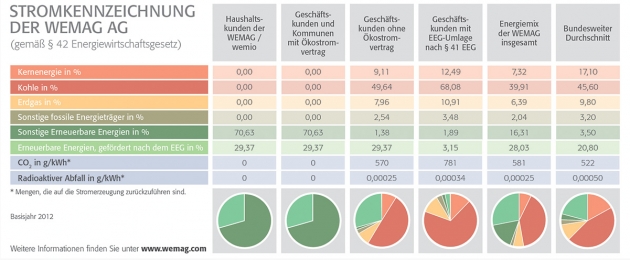 Die Stromkennzeichnung der Wemag AG Die Stromkennzeichnung der Wemag AG