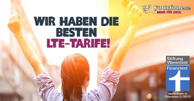 Beste LTE Tarife bei yourfone.de! Beste LTE Tarife bei yourfone.de!